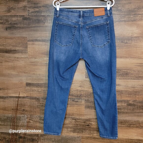 Lucky Brand Jeans 12 Skiny Ankle Bridgette High Rise Tummy Control Medium Wash - Picture 2 of 13